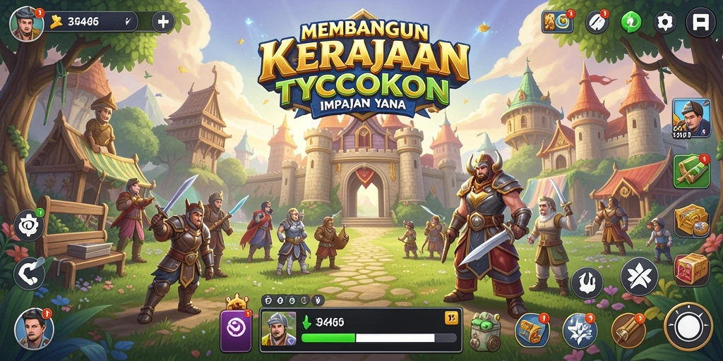 Screenshot gameplay 3446 menampilkan keseruan membangun bisnis Tycoon.