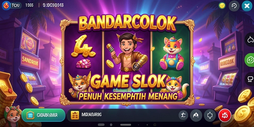 Tampilan gameplay dari game Slot BANDARCOLOK yang mengasyikkan.
