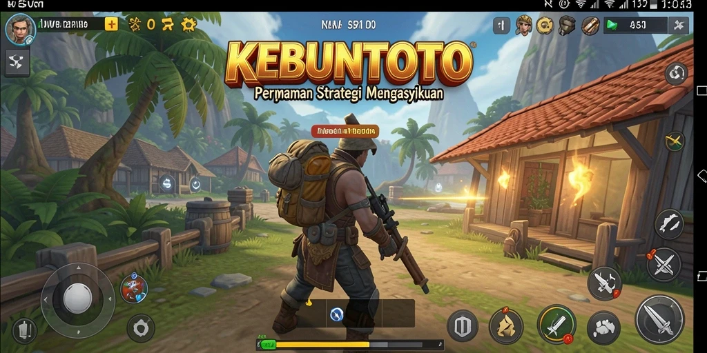 Screenshot gameplay KEBUNTOTO yang menunjukkan taktik strategi.