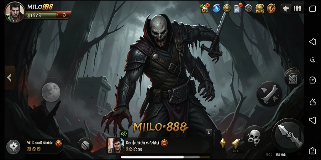 Gameplay menegangkan di MILO88 dengan suasana Horror yang mencekam.
