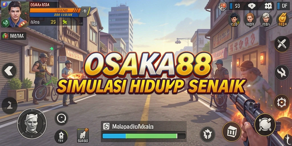 Tampilan gameplay menarik dari OSAKA88 dengan berbagai aktivitas unik.
