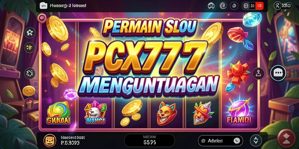 Tampilan gameplay PCX777 yang menakjubkan dengan tema slot yang bervariasi.