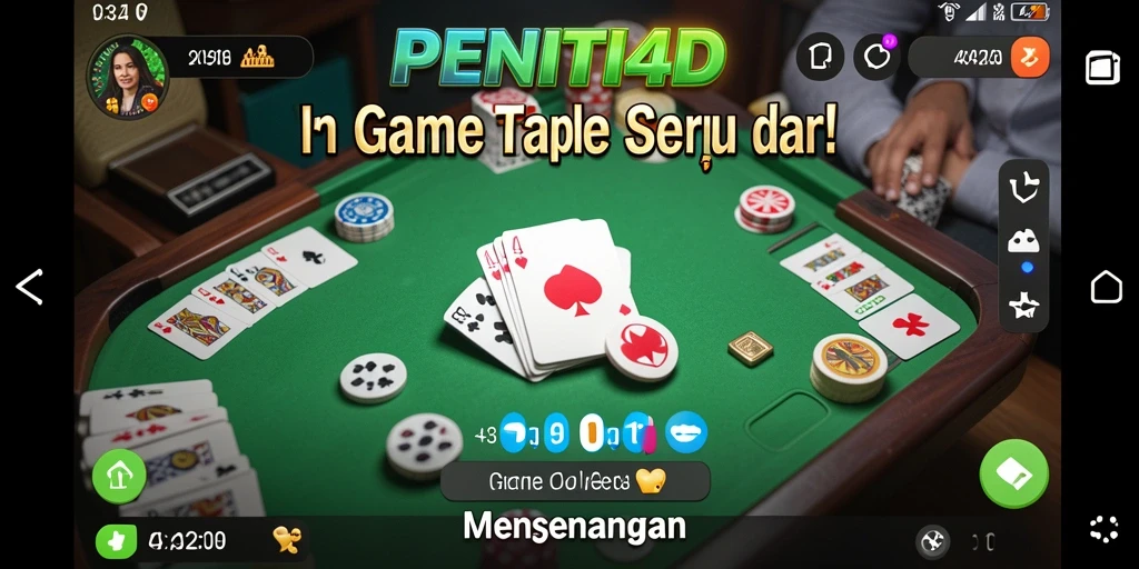 Screenshot gameplay gabungan Gaple yang menyenangkan