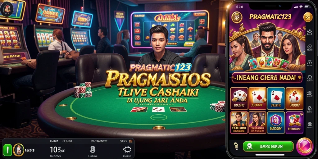 Tampilan gameplay Live Casino yang menarik dari PRAGMATIC123.