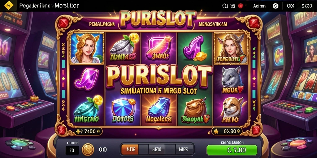 Tampilan gameplay menarik dari PURISLOT dengan grafis yang menawan.