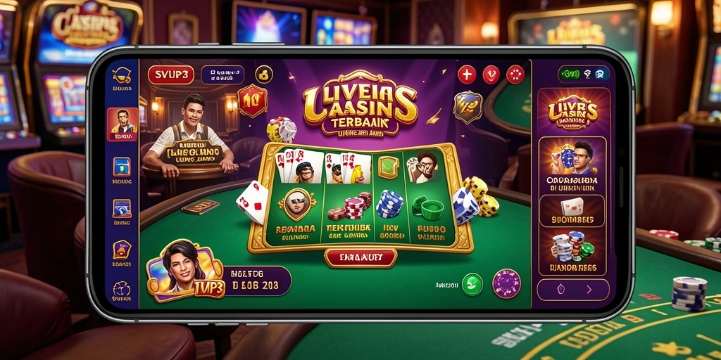 Tampilan gameplay menarik dan interaktif di SVIP3 Live Casino.