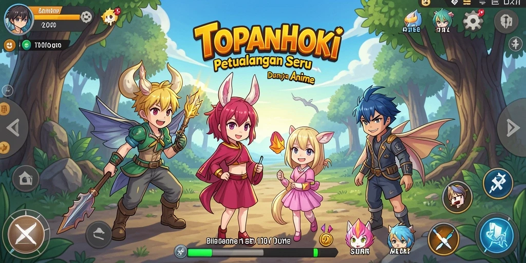 Gameplay seru dengan karakter anime yang menawan.